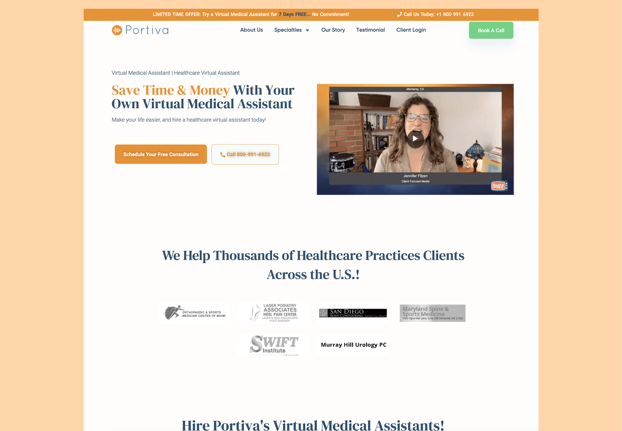 seoechelon portiva website page