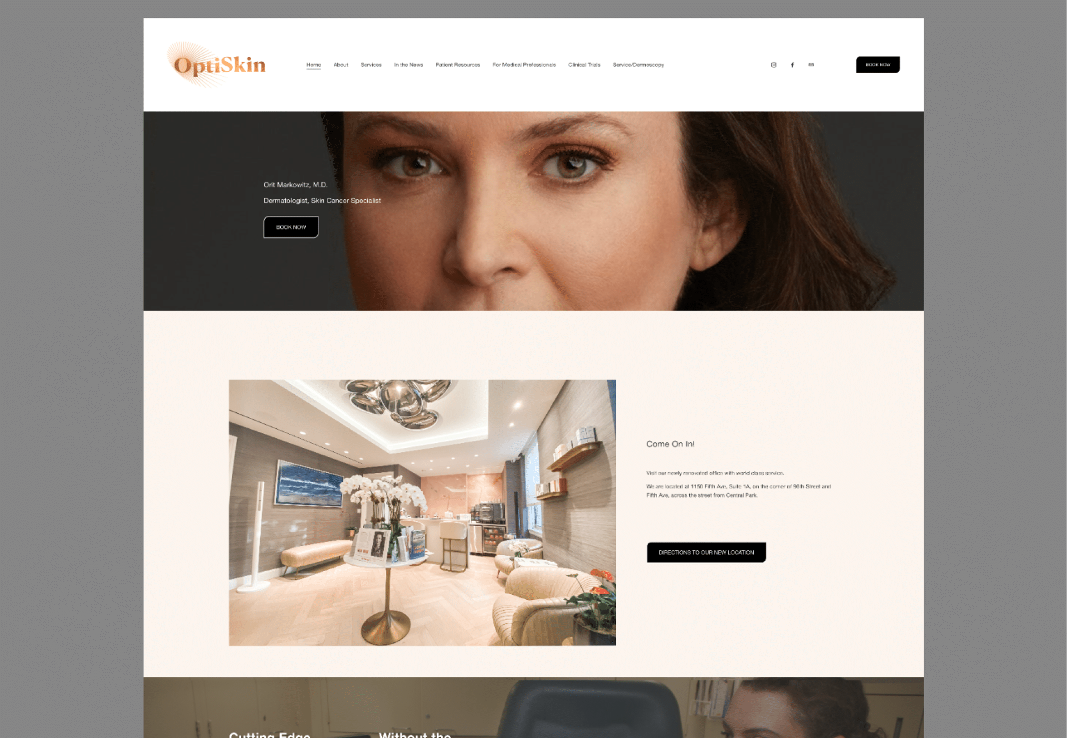 seoechelon optiskin website page