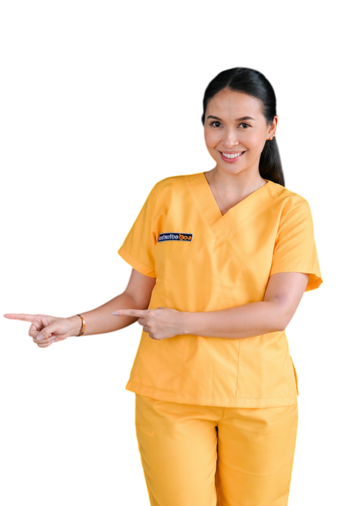 contact us, pointing to link